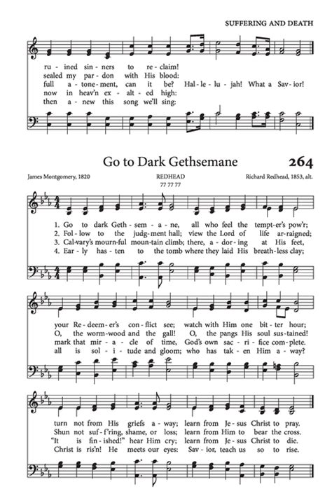 Psalms And Hymns To The Living God Go To Dark Gethsemane Hymnary Org