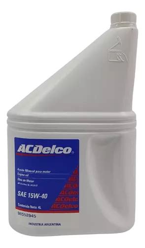 Bidon Aceite W Mineral Lt Acdelco