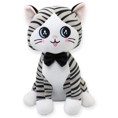 Gato Mauroof Gris Con Sonido Gde Peluches Ranizzima