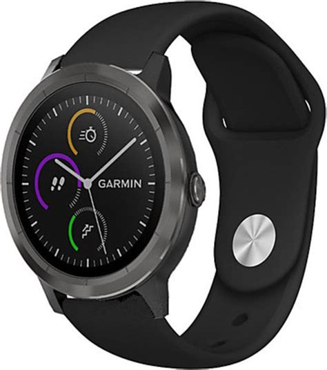 Siliconen Bandje Zwart Geschikt Voor Garmin Vivoactive 4 En Venu 2