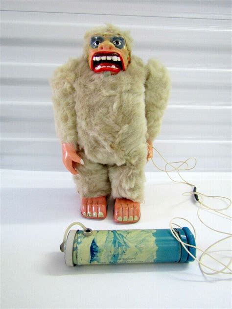 Vintage Marx Abominable Snowman Yeti Battery Operated Toy 1960 S 3924313360