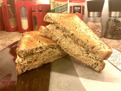 Tuna Salad On Toasted Whole Wheat R Eatsandwiches