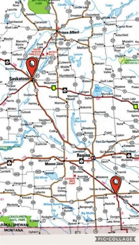 Saskatchewan Map Saskatchewan Map Screenshot