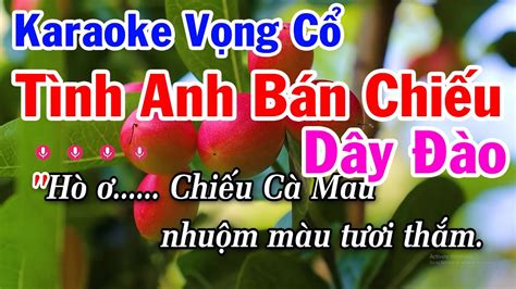 Karaoke V Ng C T Nh Anh B N Chi U D Y O Beat Youtube