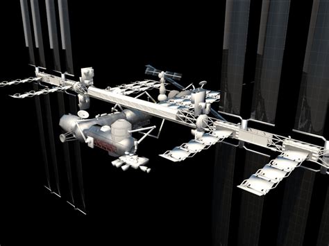 International Space Station 3D Model - Realtime - 3D Models World