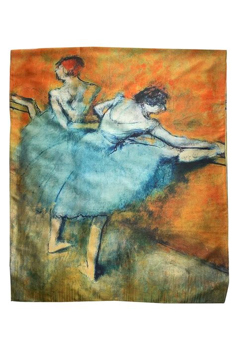 Degas Impressionism Ballerina Dancers at the Barre – Multi : Scarves