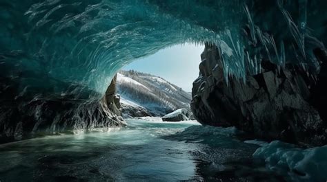 Premium Photo | Ice cave in iceland ice cave in jokulsarlon ...