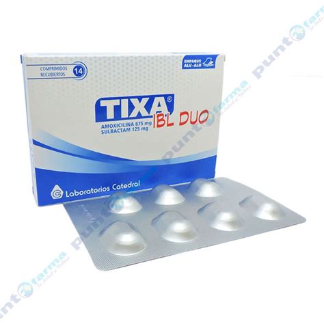 Tixa Ibl Duo Amoxicilina Mg Caja De Comprimidos Recubiertos