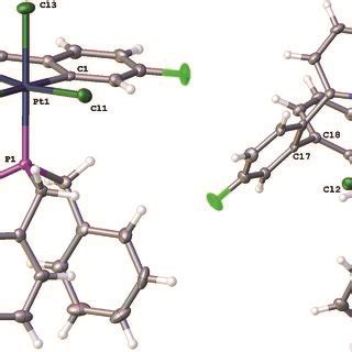 The Solid State Structure Of Thermal Ellipsoids Drawn At