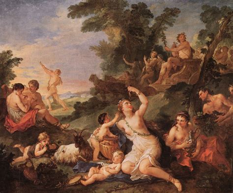 Charles Joseph Natoire The Triumph Of Bacchus