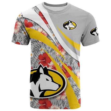 Buy Michigan Tech Huskies T Shirt Hibiscus Sport Style Ncaa Meteew