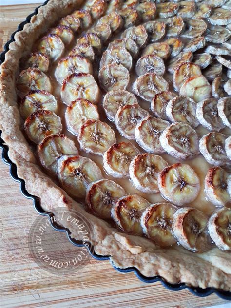 Tarte à la banane Banana Tart