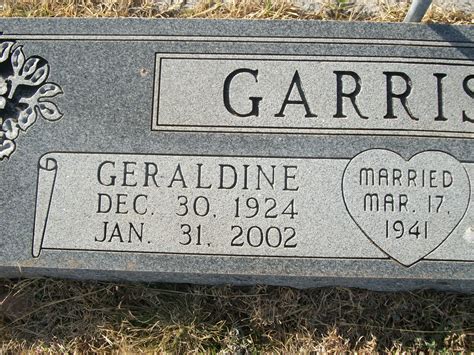 Ruby Geraldine Nichols Garrison Homenaje De Find A Grave