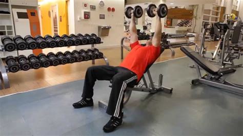 Incline Dumbbell Bench Press - Chest Exercise - YouTube