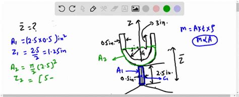 Solved Locate The Center Of Mass Z Of The Forked Level Which Is Made