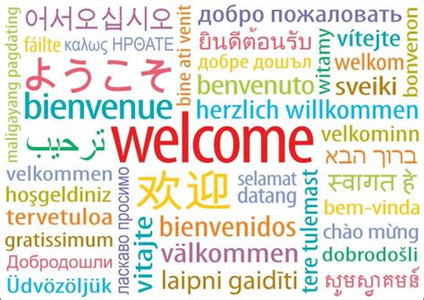 Welcome In Different Languages Printable Printable Templates