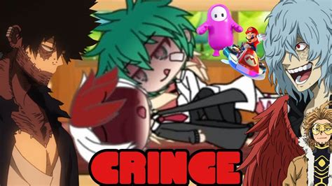 Shigaraki Dabi Hawks React To Cringe Mha Gacha Life Videos With A Bit Of Mario Kart And Fall