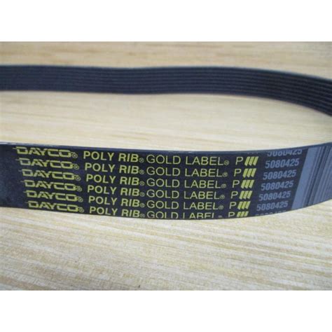 Dayco 5080425 Poly Rib Gold Label Serpentine Belt Mara Industrial