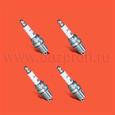 Свечи зажигания DR17YS ЗМЗ 406 405 409 Евро-3 УАЗ ГАЗ