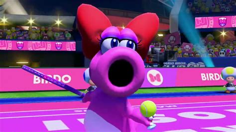 Toadette Toad VS Birdo Yoshi Mario Tennis Aces YouTube