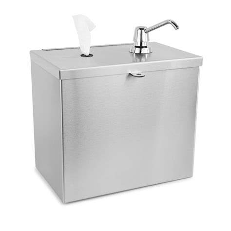 Sani Station Wipe And Sanitizer Holder Stainless