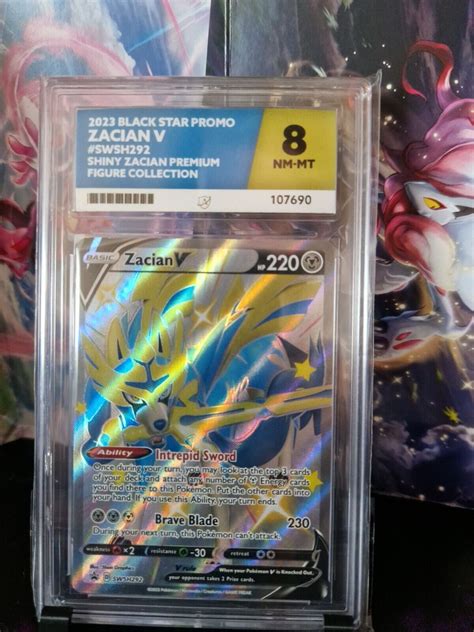 Pokémon TCG Zacian V Shiny Sword Shield SWSH292 Holo Promo Promo