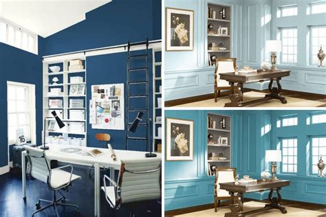 25 of the Best Blue Paint Color Options for Home Offices