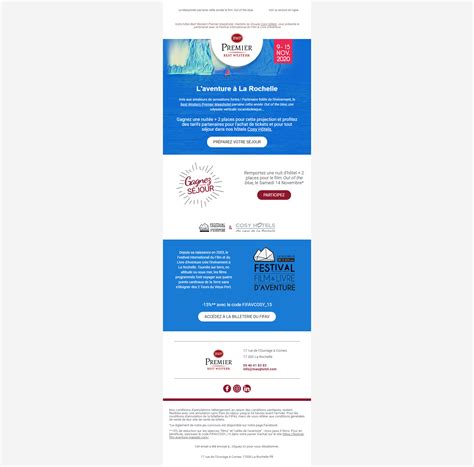 Gestion des campagnes emailing de Cosy Hôtels | Agence web Naskigo