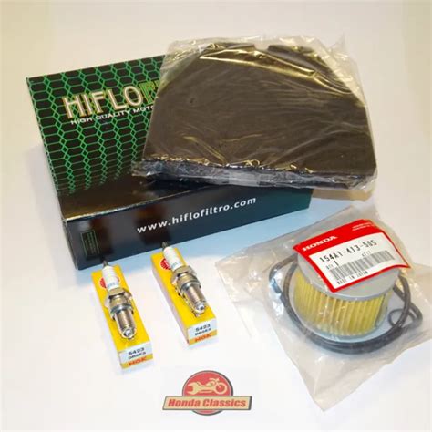 HONDA ENGINE SERVICE Kit CB250T CB400T CB400AT Oil Air Filters Plugs