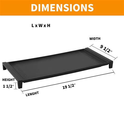 Upgraded Wb31x24738 Griddle Replacement For Ge Stove Parts Griddle Plate Cast Iron Center