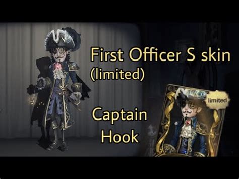 Identity V Captain Hook First Officer S Limited Skin YouTube