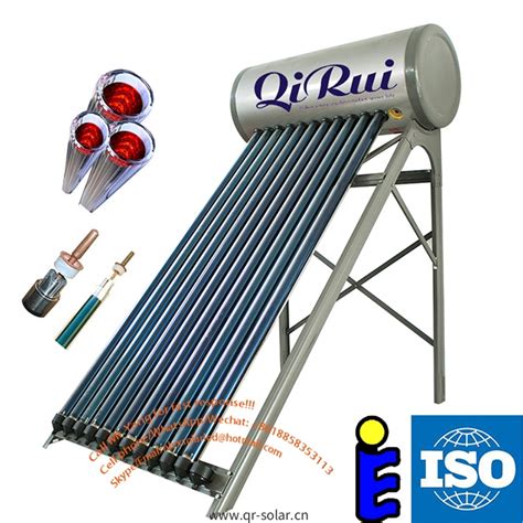 L L Integrated Pressurized Heat Pipe Solar Water Heater System