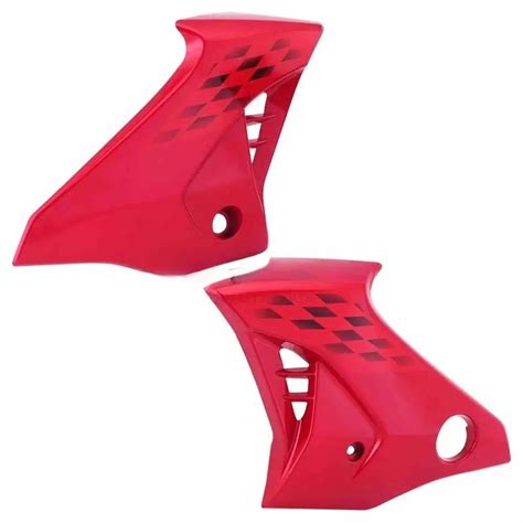 Tank Side Cover Panel Set Lh Rh Hero Honda Glamour N M Type Red