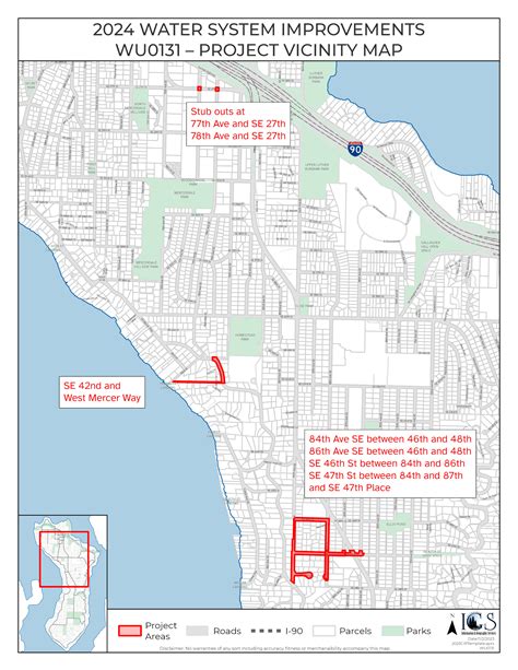 2024 Water System Improvement Mercer Island Washington