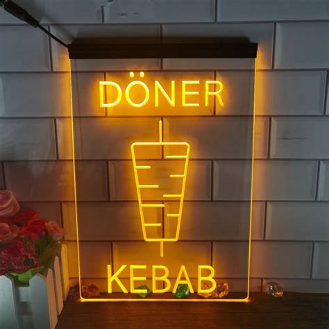 Doner Kebab Illuminated LED Neon Sign In 2024 Neon Signs Led Neon