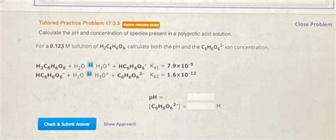 Solved Tutored Practice Problem 17 3 5 Calculate The PH And Chegg