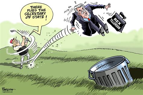 Political Cartoon U S Trump Rex Tillerson Firing Golf The Week