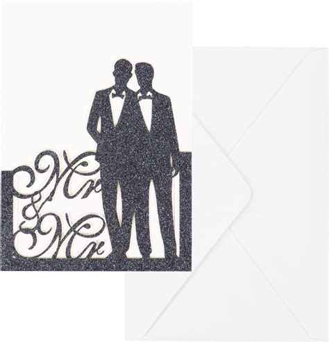 Mr And Mr Wedding Card Mr And Mr Wedding Congratulation Card Same Sex Wedding Day