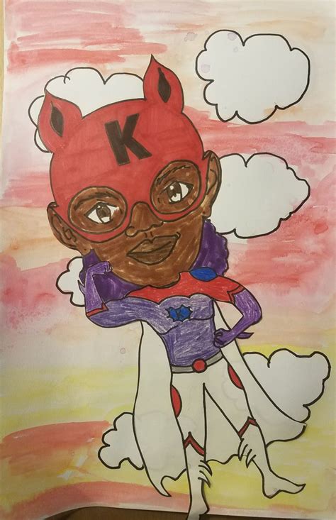 Superhero Self Portrait