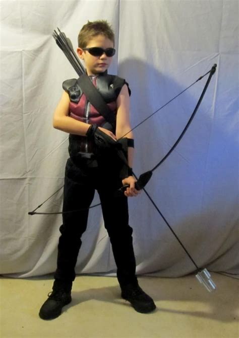 Kids costumes, Diy costumes kids, Hawkeye costume