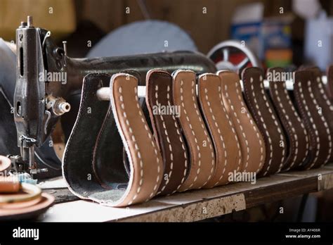 In A Leather Workshop Esteli Nicaragua Stock Photo Alamy