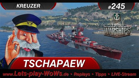 World Of Warships Replay 245 Tschapaew 5 Kills 136 K Deutsch