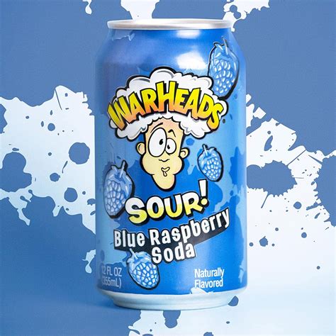 Warheads Sour Blue Raspberry Soda Keeping It Simply Sweet