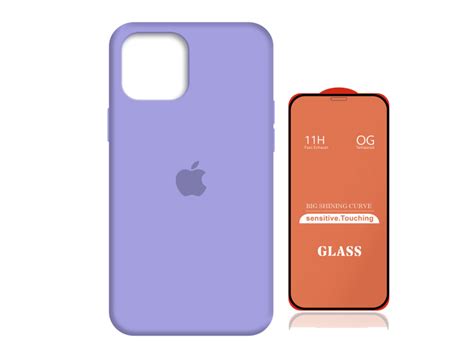 Ripley Funda Silicone Case Para Iphone Pro Max Lila Mica De