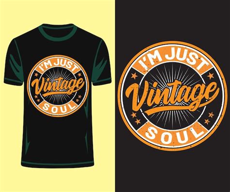 Premium Vector Vintage Circle Shape Tshirt Design