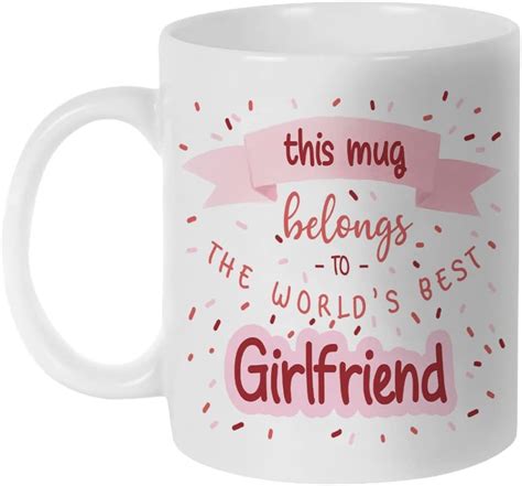 Spreadpassion Dear Girlfriend Mug Girlfriend Ts T