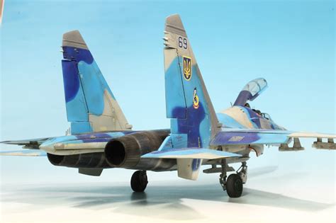 Istvan Michalko S Scale Models Sukhoi Su Ub Flanker C Blue