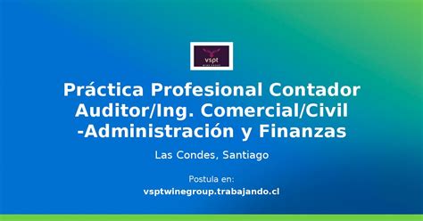 Pr Ctica Profesional Contador Auditor Ing Comercial Civil