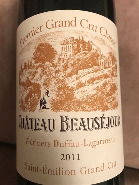 Ch Teau Beausejour Duffau Lagarrosse France Bordeaux