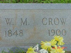 William Madison Matt Crow 1848 1900 Mémorial Find a Grave